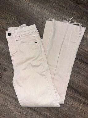 Women's High-Rise Khaki Crop Pants
